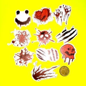 3/$20 brand new 10x waterproof funny stickers